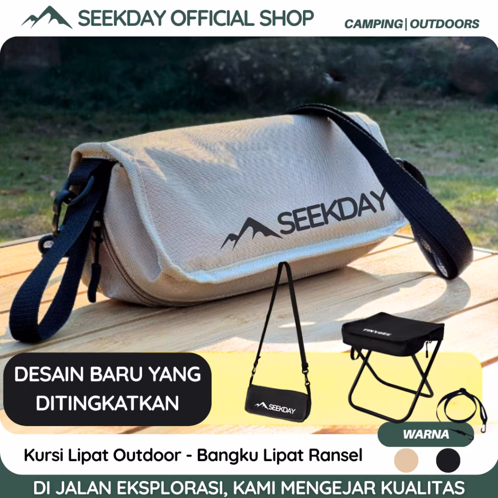 Kursi lipat ransel outdoor